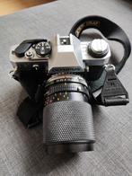 Olympus OM20 met flash, 5 lenzen en zonneklep. 250€, Audio, Tv en Foto, Fotocamera's Analoog, Ophalen, Zo goed als nieuw, Olympus