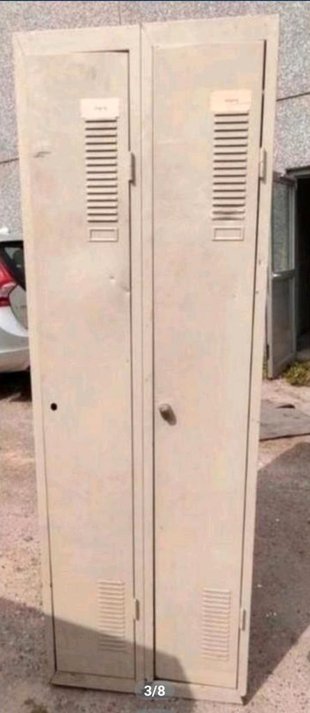 Armoire industrielle en métal, casier 2 ou 3 D, armoire, hal, Maison & Meubles, Armoires | Casiers, Enlèvement ou Envoi