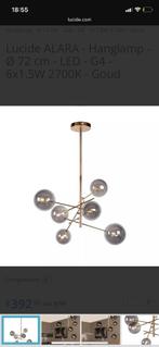 Lucide Allara - Design hanglamp - stijl: retro atomic, Huis en Inrichting, Ophalen, Design atomic retro, 75 cm of meer, Glas