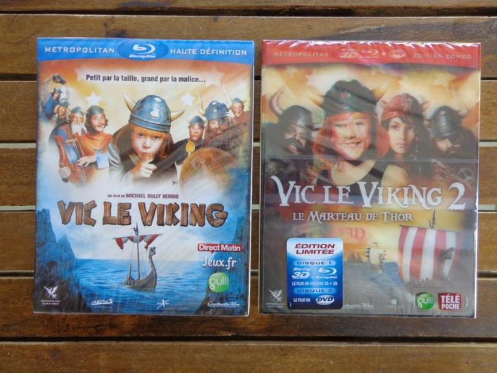 )))  Bluray  Vic le Viking 1 & 2  //  Aventure /  Neuf  (((, Cd's en Dvd's, Blu-ray, Nieuw in verpakking, Avontuur, Ophalen of Verzenden