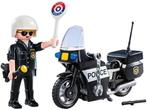 Playmobil politie agent met moto SNELLE GRATIS LEVERING, Kinderen en Baby's, Speelgoed | Playmobil, Verzenden, Nieuw, Complete set