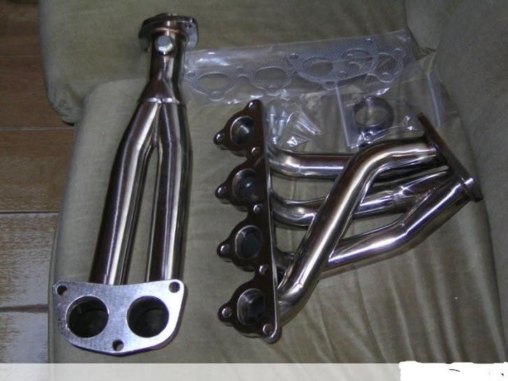 nieuw inox-spagettieuitlaat voor honda crx +civic 1988-2000, Autos : Pièces & Accessoires, Systèmes d'échappement, Honda, Neuf