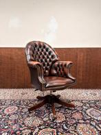 Klassiek Engels Springvale Chesterfield Bureaustoel, Antiek en Kunst, Ophalen of Verzenden