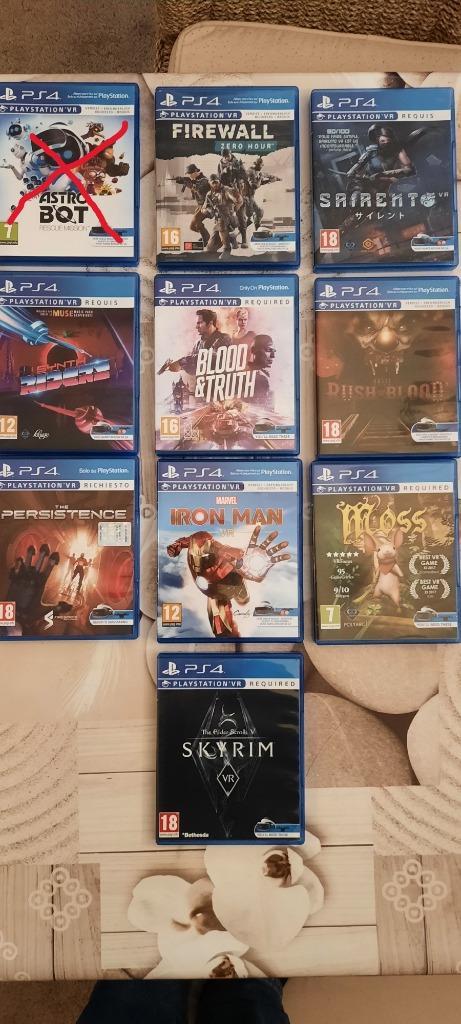 PS4 VR GAMES, Games en Spelcomputers, Virtual Reality, Zo goed als nieuw, Sony PlayStation, Overige typen, Ophalen of Verzenden