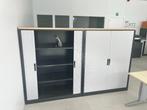 Armoire de bureau métallique, Huis en Inrichting, Kasten | Roldeurkasten en Archiefkasten, 100 tot 150 cm, Zo goed als nieuw, Metaal