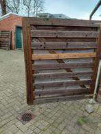 Houten dubbel poort, Ophalen