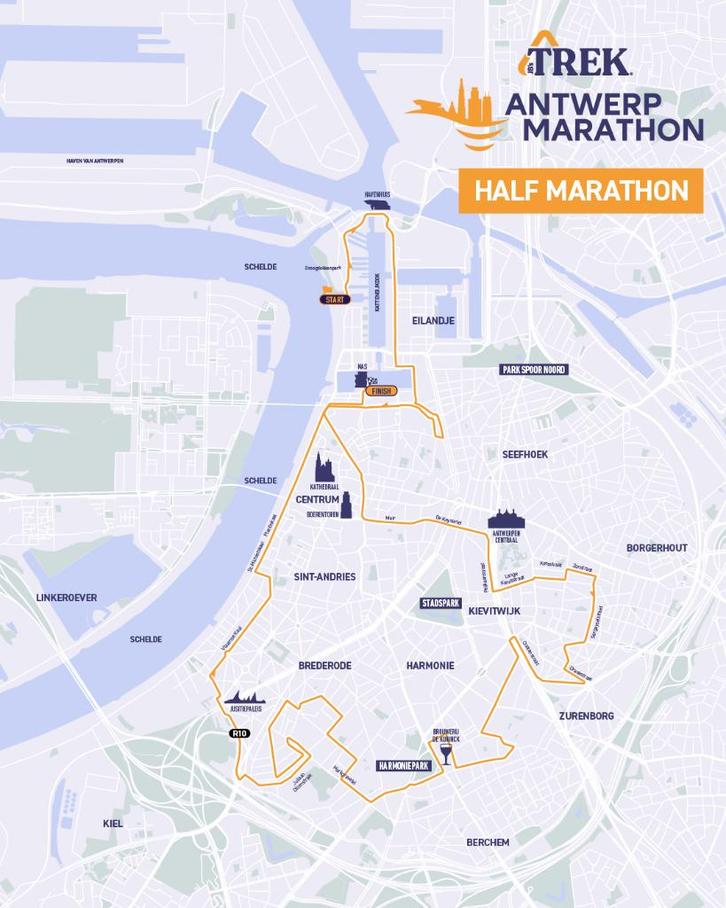 Ticket Halve Marathon Antwerpen 19-10, Tickets en Kaartjes, Evenementen en Festivals, Eén persoon