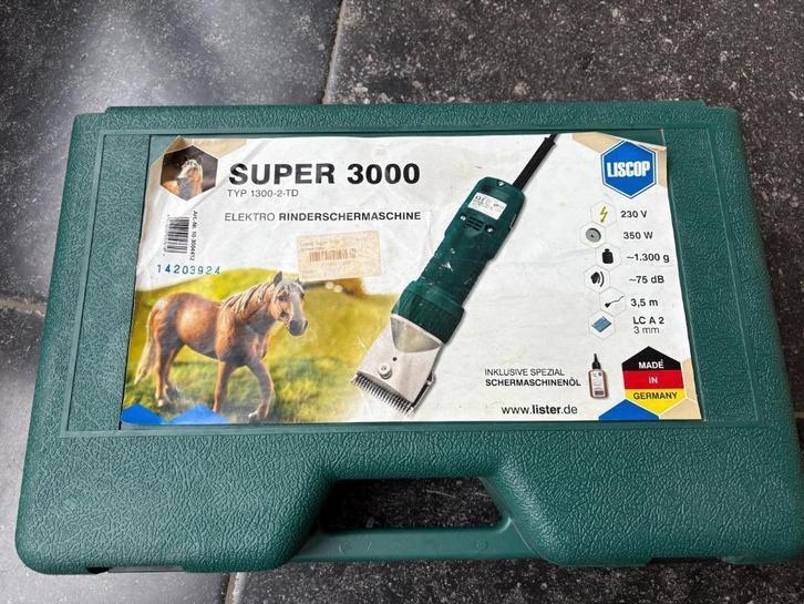 Liscop Super 3000 scheermachine, Dieren en Toebehoren, Overige Dieren-accessoires, Gebruikt, Ophalen