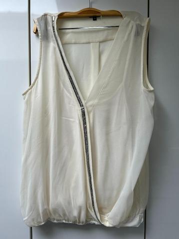 Blouse sans manches blanc crème Sora by JBC - Taille XL *, Taille 46/48 (XL) ou plus grande, Enlèvement ou Envoi, Sora by JBC