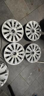 Jantes tole + enjoliveur Vw Origine 5*112 R15 6J ET53, Autos : Pièces & Accessoires, Enlèvement, Jante(s)