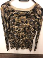 Zwart/khaki camouflage trui van Essentiel, Vêtements | Femmes, Noir, Essentiel Antwerp, Taille 38/40 (M), Porté