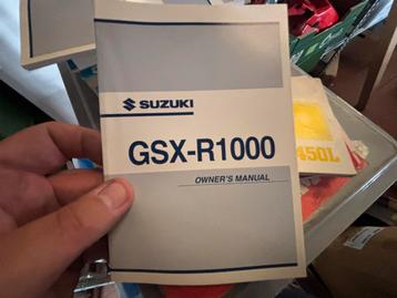 Owner’s manual Suzuki GSXR 1100 beschikbaar voor biedingen