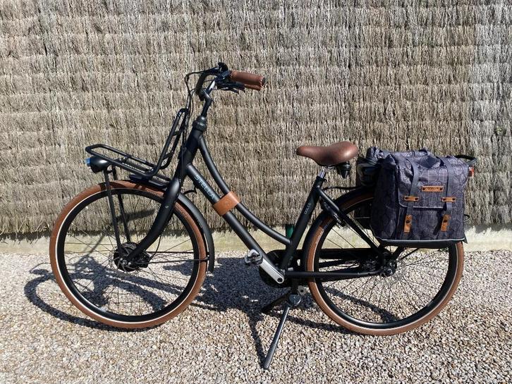 Zwart-bruine, moderne elektrische damesfiets - Stella Bikes, Fietsen en Brommers, Fietsen | Dames | Damesfietsen, Zo goed als nieuw