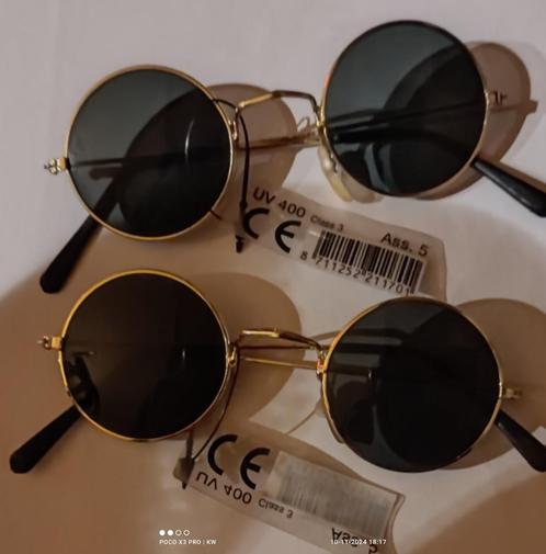 Zonnebril rond glas, Handtassen en Accessoires, Zonnebrillen en Brillen | Dames, Nieuw, Zonnebril, Overige merken, Overige kleuren