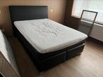 Boxspring, Huis en Inrichting, Slaapkamer | Boxsprings, Ophalen, Zwart, 140 cm, Zo goed als nieuw