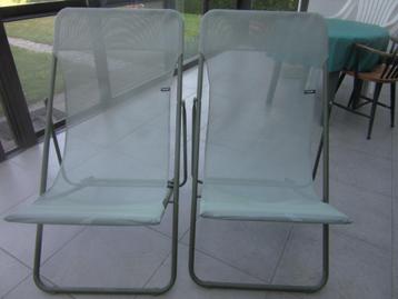 Lafuna set van 2 opvouwbare ligstoelen beschikbaar voor biedingen