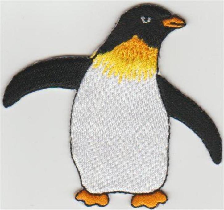 Pinguin stoffen opstrijk patch embleem, Verzamelen, Overige Verzamelen, Nieuw, Verzenden