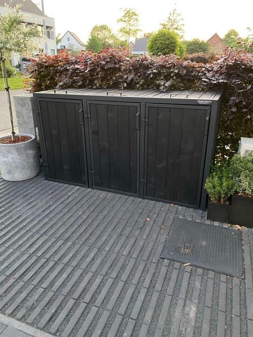 Grote afvalcontainerombouwkast, Tuin en Terras, Overige Tuin en Terras, Zo goed als nieuw, Ophalen