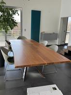 Table en bois massif + chaises, Huis en Inrichting, Ophalen, Hout