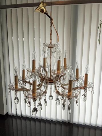 Kristallen luster, Enlèvement, Comme neuf, Verre