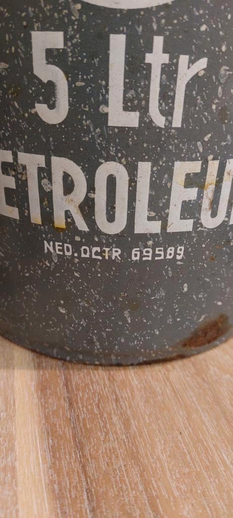 ESSO 5 Ltr Petroliumkan met Nederlands octrooi nummer 6958, Verzamelen, Merken en Reclamevoorwerpen, Ophalen of Verzenden