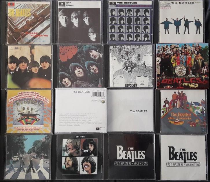 BEATLES - Complete verzameling alle studioalbums ( 16 CDs ), Cd's en Dvd's, Cd's | Rock, Zo goed als nieuw, Poprock, Verzenden