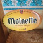 Plaque en métal .
Bière MOINETTE ., Collections, Enlèvement ou Envoi, Comme neuf, Panneau, Plaque ou Plaquette publicitaire, Autres marques