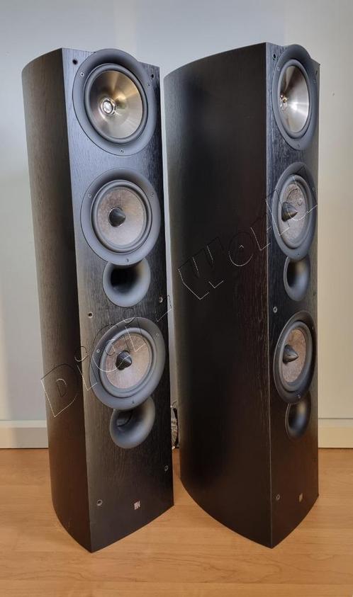 KEF IQ9 in de elegante kleur Black ash, Audio, Tv en Foto, Luidsprekerboxen, Zo goed als nieuw, Front, Rear of Stereo speakers