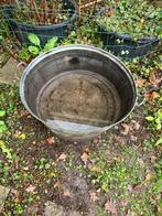 Oude ijzeren badkuip voor planten, Enlèvement, Utilisé, Métal