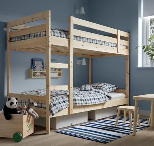 IKEA MYDAL stapelbed, Huis en Inrichting, Slaapkamer | Stapelbedden en Hoogslapers, Zo goed als nieuw, Stapelbed, 90 cm, 200 cm