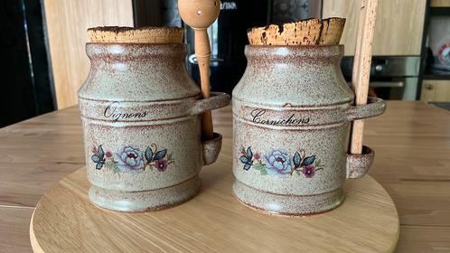 Ui en augurkenpot Vallauris ( Frankrijk ), Huis en Inrichting, Keuken | Potten en Pannen, Zo goed als nieuw, Ophalen of Verzenden