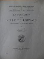 1938 La formation de la ville de Louvain des ....J. CUVÉLIER, Enlèvement ou Envoi