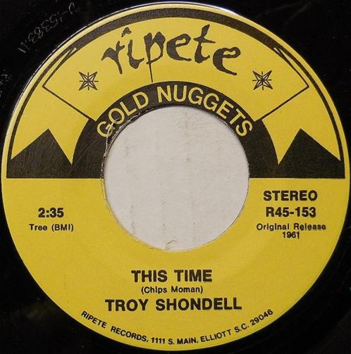 The Marathons / Troy Shondell ‎– Peanut Butter /This Time '7, Cd's en Dvd's, Vinyl Singles, Zo goed als nieuw, Single, Overige genres
