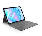 Logitech Folio Touch Apple iPad Air Toetsenbordhoes, Ophalen of Verzenden, Zo goed als nieuw, Grijs, Apple iPad