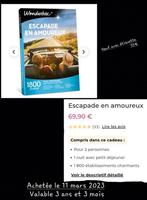 Wonderbox Escapade en amoureux, Tickets en Kaartjes