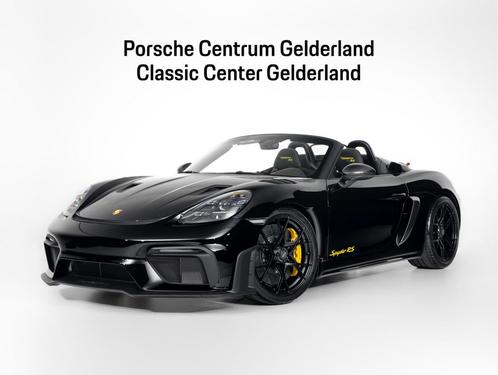 Porsche 718 Spyder RS, Auto's, Porsche, Bedrijf, Cruise Control, Lederen bekleding, Benzine, Cabriolet, Automaat, Zwart, Zwart