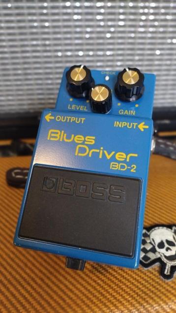 Boss BD-2 Blues Driver -- Silver Label -- Bijna nieuw.