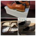 2 paar nieuwe heren schoenen leer  maat 45, Ophalen of Verzenden, Nieuw, Overige typen