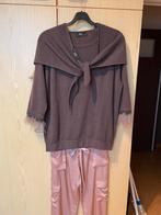 Nice Collection trui met sjaal, Taille 42/44 (L), Enlèvement ou Envoi, Brun, Nice collection