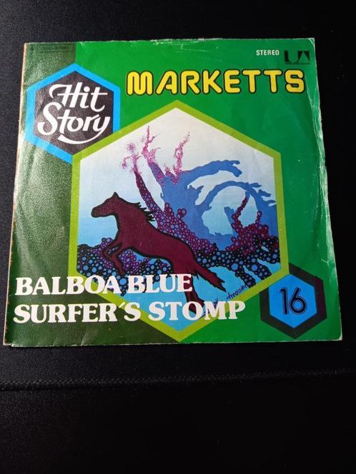 The Marketts ‎– Balboa Blue / Surfer's Stomp ''popcorn'', CD & DVD, Vinyles Singles, Comme neuf, Single, Autres genres, 7 pouces