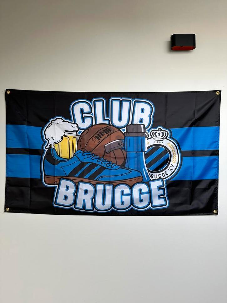Club Brugge Vlag, Diversen, Vlaggen en Wimpels, Nieuw, Ophalen of Verzenden