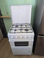 Gasfornuis met oven - 4 branders, Elektronische apparatuur, Fornuizen, Ophalen, Gebruikt, Minder dan 85 cm, Tussenbouw