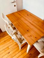 Table + 4 chaises IKEA, 4 tot 6 stoelen, Gebruikt, Bois