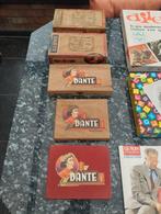 5 Anciennes boites cigarillos DANTE, Ophalen