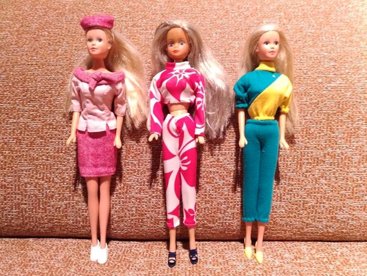 3 Steffi Love poppen, Kinderen en Baby's, Speelgoed | Poppen, Gebruikt, Overige typen, Ophalen of Verzenden