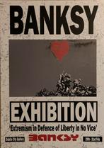BANKSY: set van 4 posters, Zo goed als nieuw