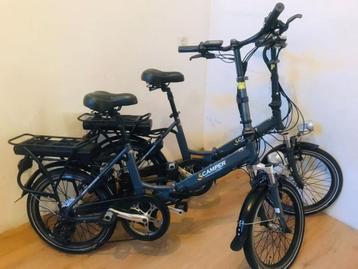 Een set Lacros vouwfietsen electrisch aangeboden. beschikbaar voor biedingen