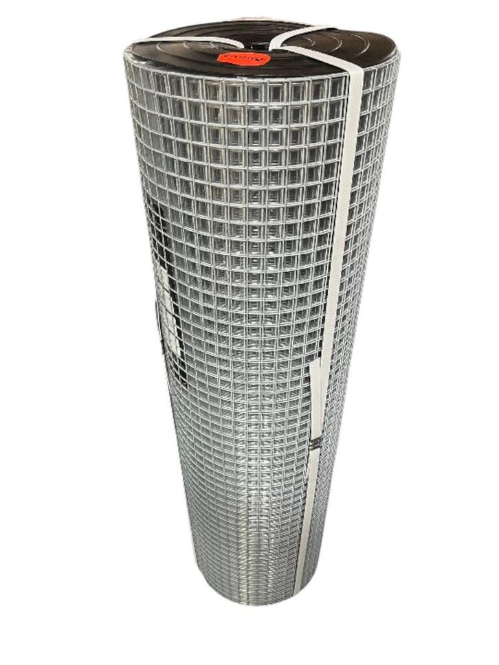 Premium volieregaas verzinkt & zwart, Tuin en Terras, Gaas en Draad, Nieuw, Gaas, 20 meter of meer, Ophalen of Verzenden