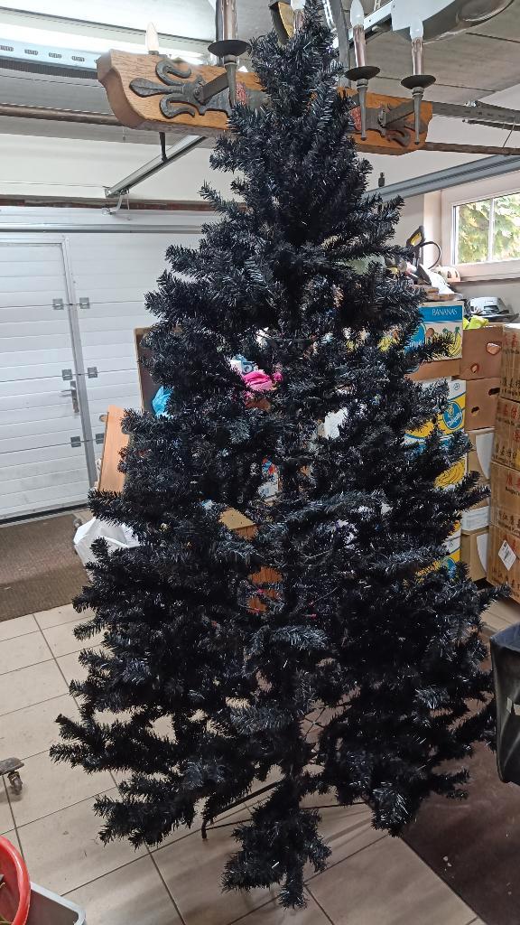 zwarte kunst kerstboom, Diversen, Kerst, Zo goed als nieuw, Ophalen