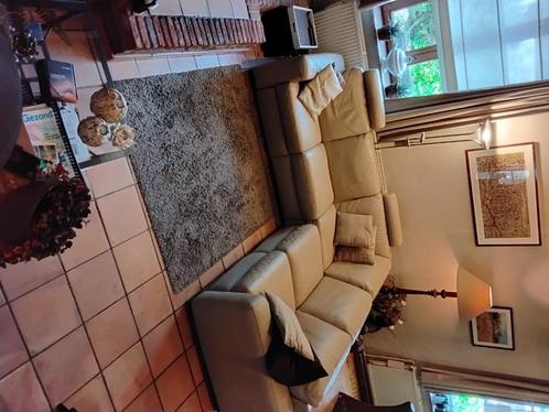 HOEKSALON LEDER 5-zit inclusief RELAX, Huis en Inrichting, Zetels | Complete zithoeken, Gebruikt, Leer, Ophalen